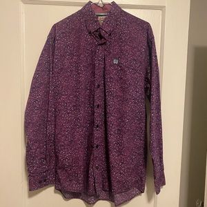 Men’s Cinch Long Sleeve Button Down Size S